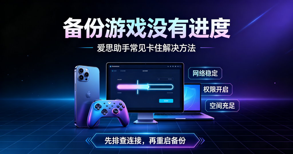 爱思助手备份游戏没有进度？2026 避坑指南：手把手教你正确提取与恢复沙盒数据，换机100%不丢存档！