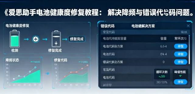 爱思助手刷机后电池健康度会变吗？资深数码维修师实测真相与电量校准全攻略