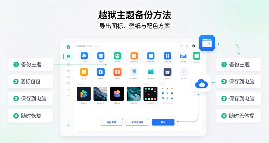 爱思助手备份越狱主题