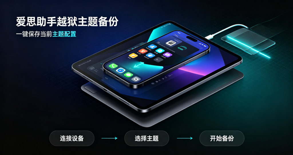 爱思助手怎么备份越狱主题？2026 最新教程：手把手教你提取与一键恢复专属美化包！