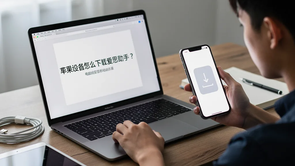 苹果设备怎么下载爱思助手?电脑端安装移动端步骤主题场景